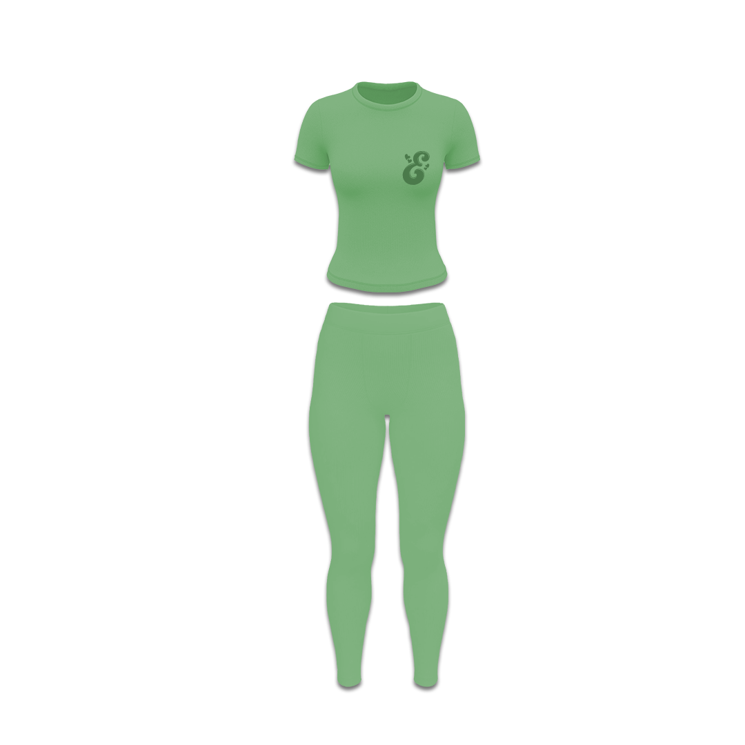 Olive Twist Leggings